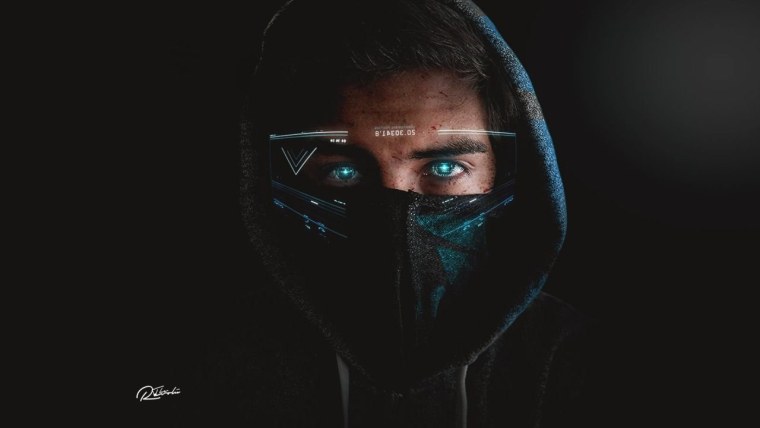 Анонимус неон Маск