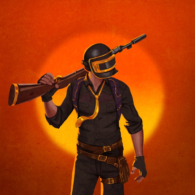 ПАБГ Сара арт