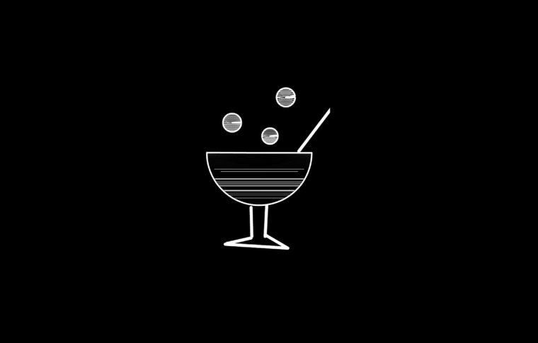 Минимализм на черном фоне