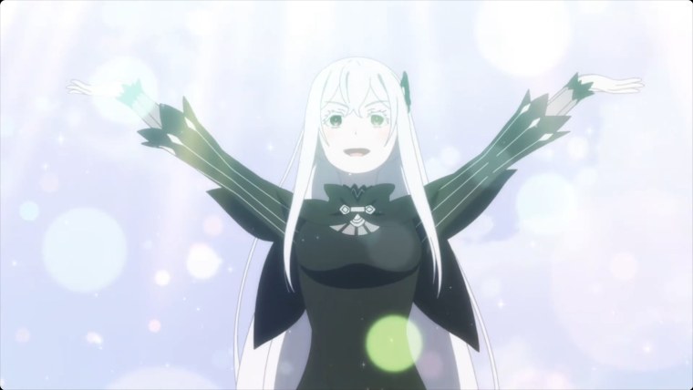 Ехидна Ре Зеро улыбается