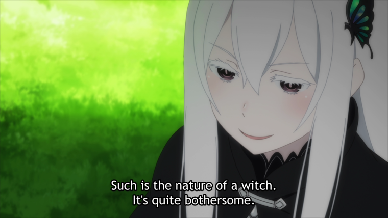 Ре Зеро ведьма ехидна