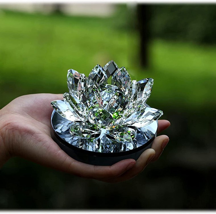 Хрустальный подсвечник Лотос