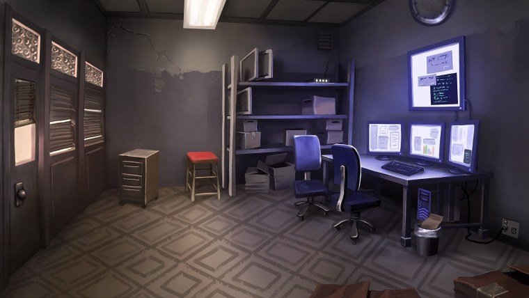 Полицейский участок внутри гача