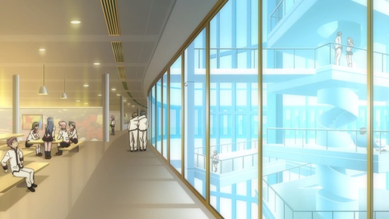 Школьный коридор аниме гача лайф