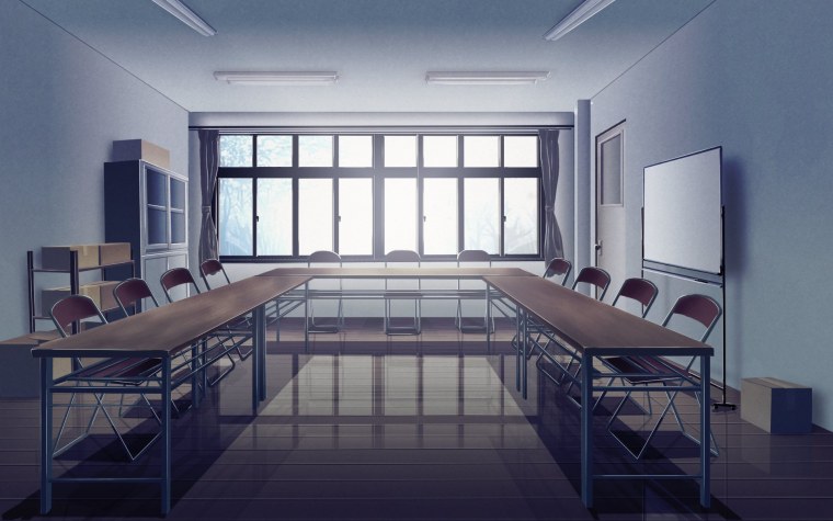 Кабинет студсовета аниме