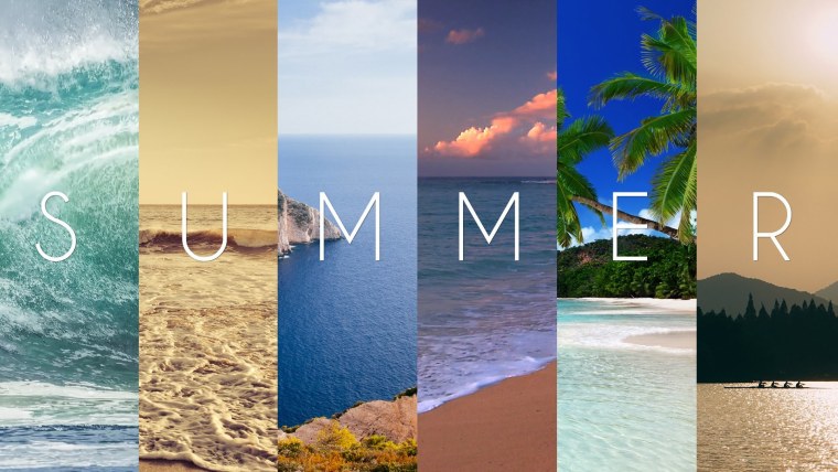 Летние коллажи обои