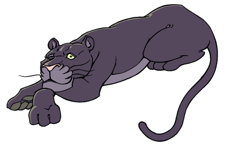 Багира на прозрачном фоне