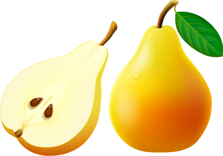 Груша картинка для детей на прозрачном фоне
