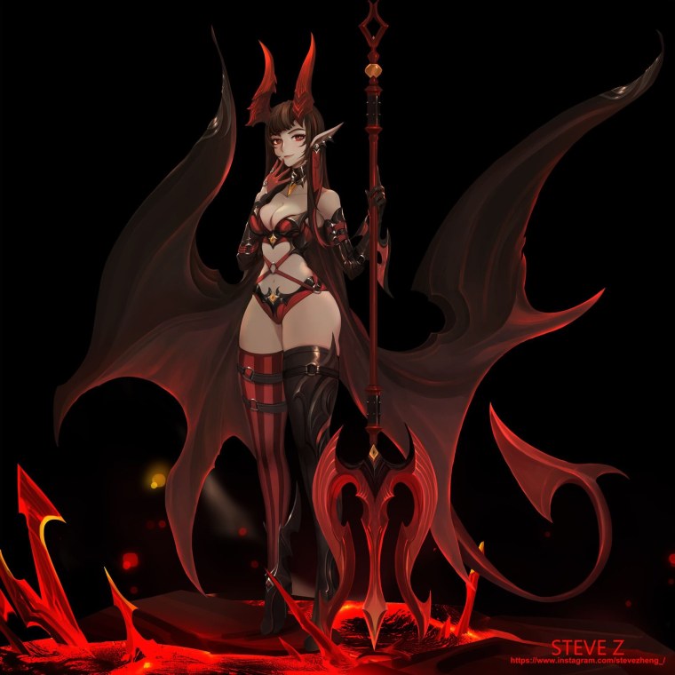 Королева суккубов аниме