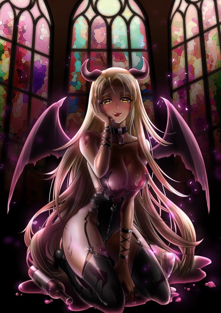 Аниме демон Моника