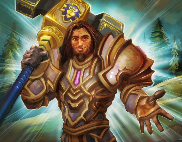 Варкрафт 3 Паладин арт