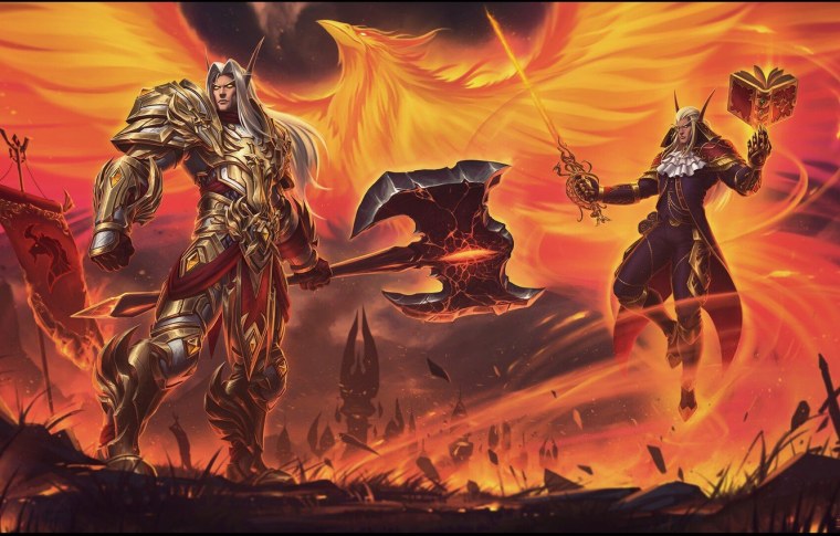 Wow Эльф крови Паладин арт