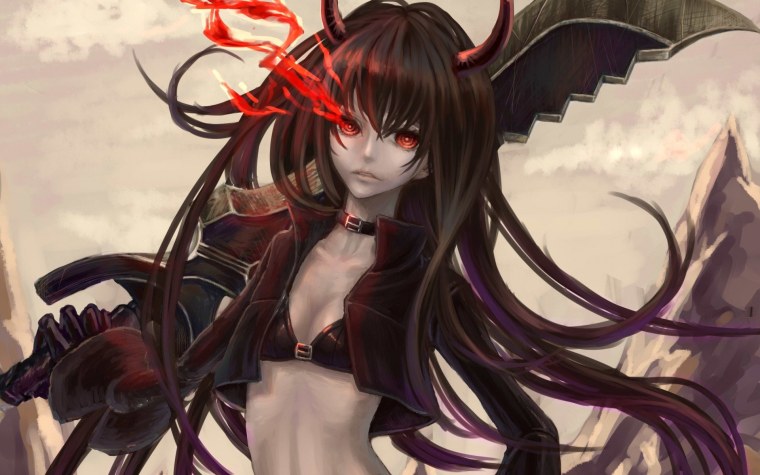 Аниме демон Моника