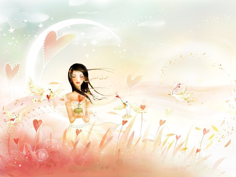 Красивый фон для девочки