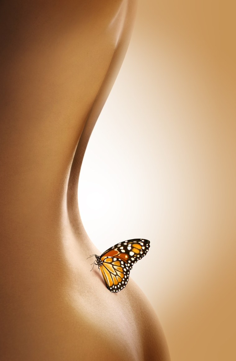 Изгиб тела женщины