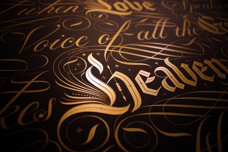 Каллиграфия фон