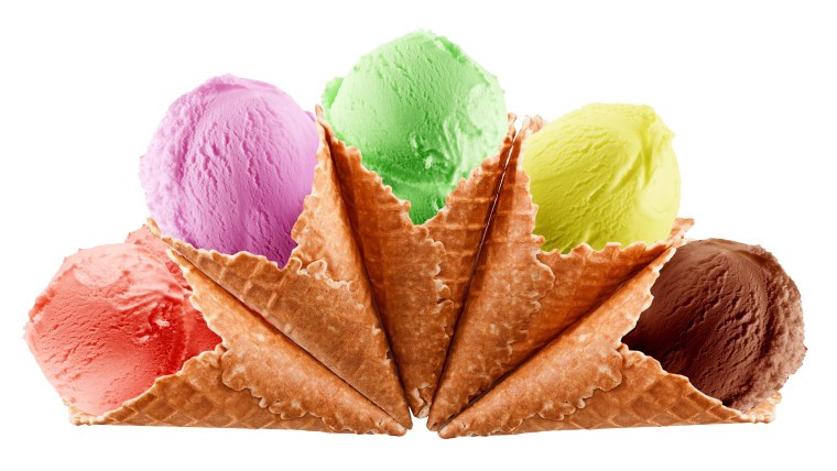 Сладости на белом фоне