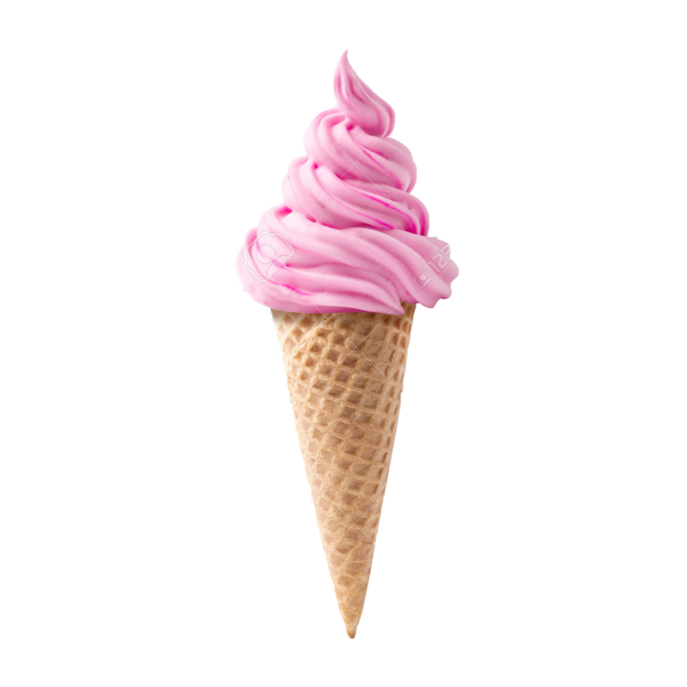 Мягкое мороженое в рожке