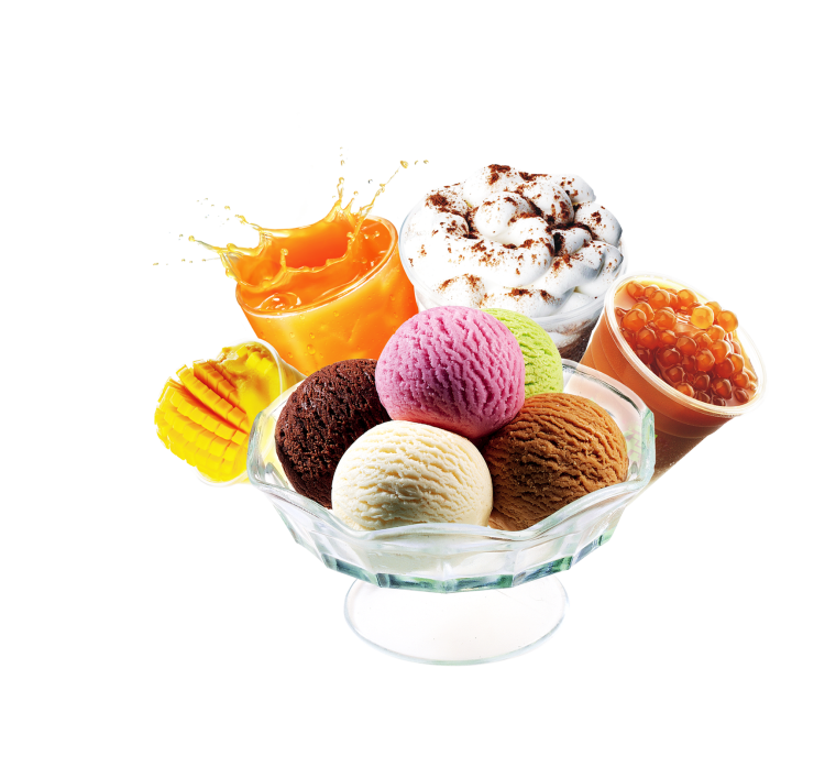 Шарики мороженого ассорти