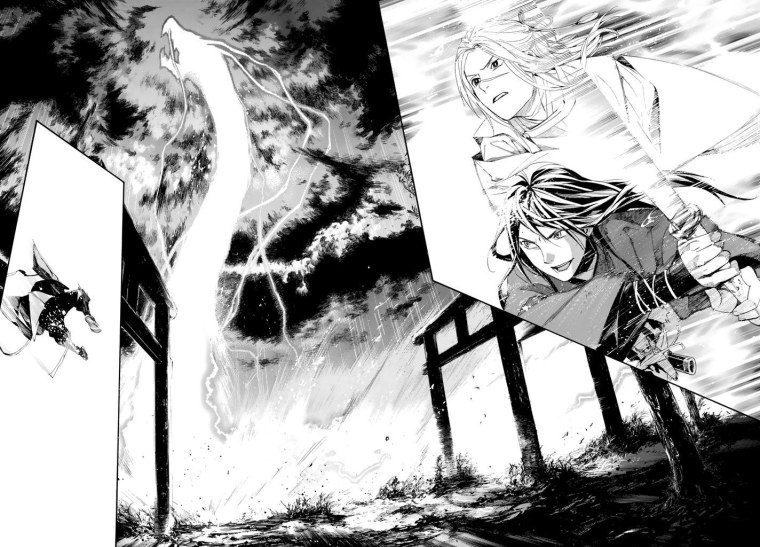 Такемикадзучи Бездомный Бог Манга