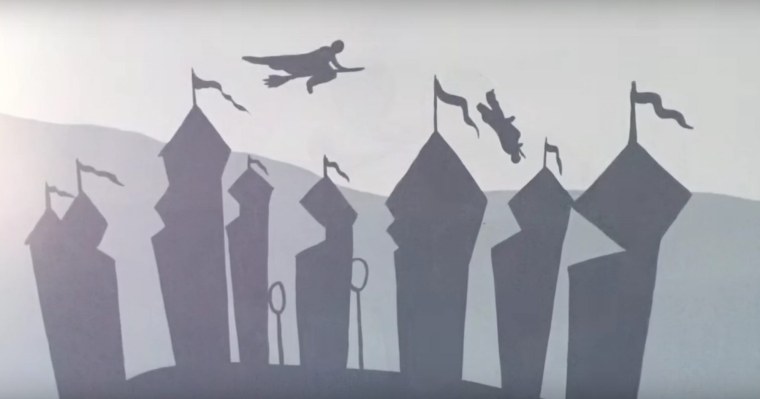 Гарри Поттер квиддич силуэт