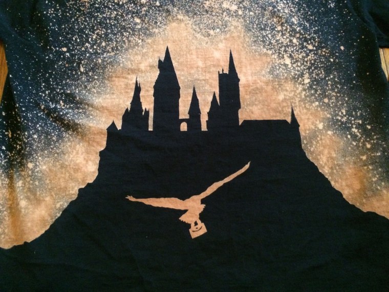 Гарри Поттер Хогвартс силует