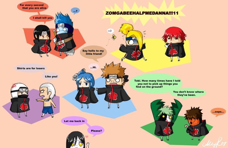 Новогодний Акацуки Дейдара