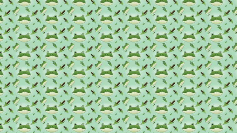 Фон с лягушками