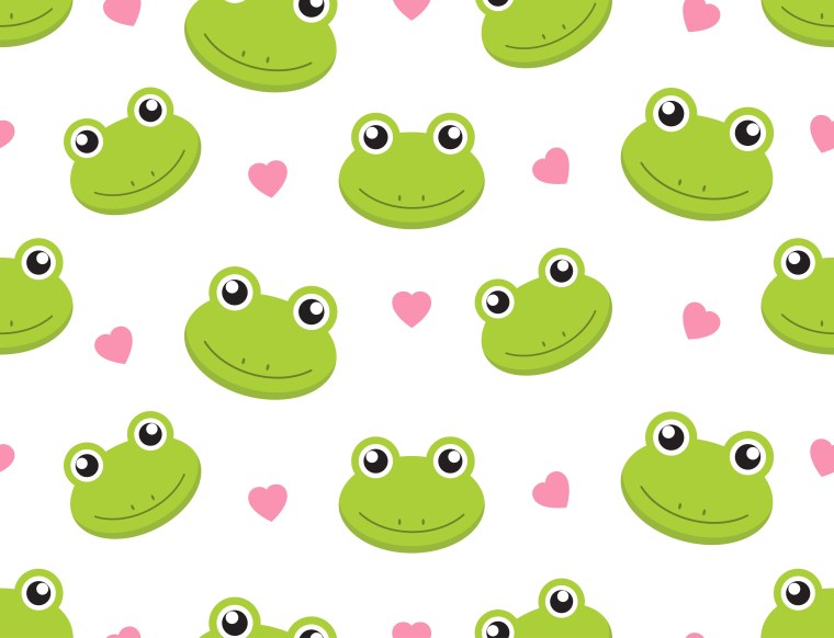 Фон с лягушками милые