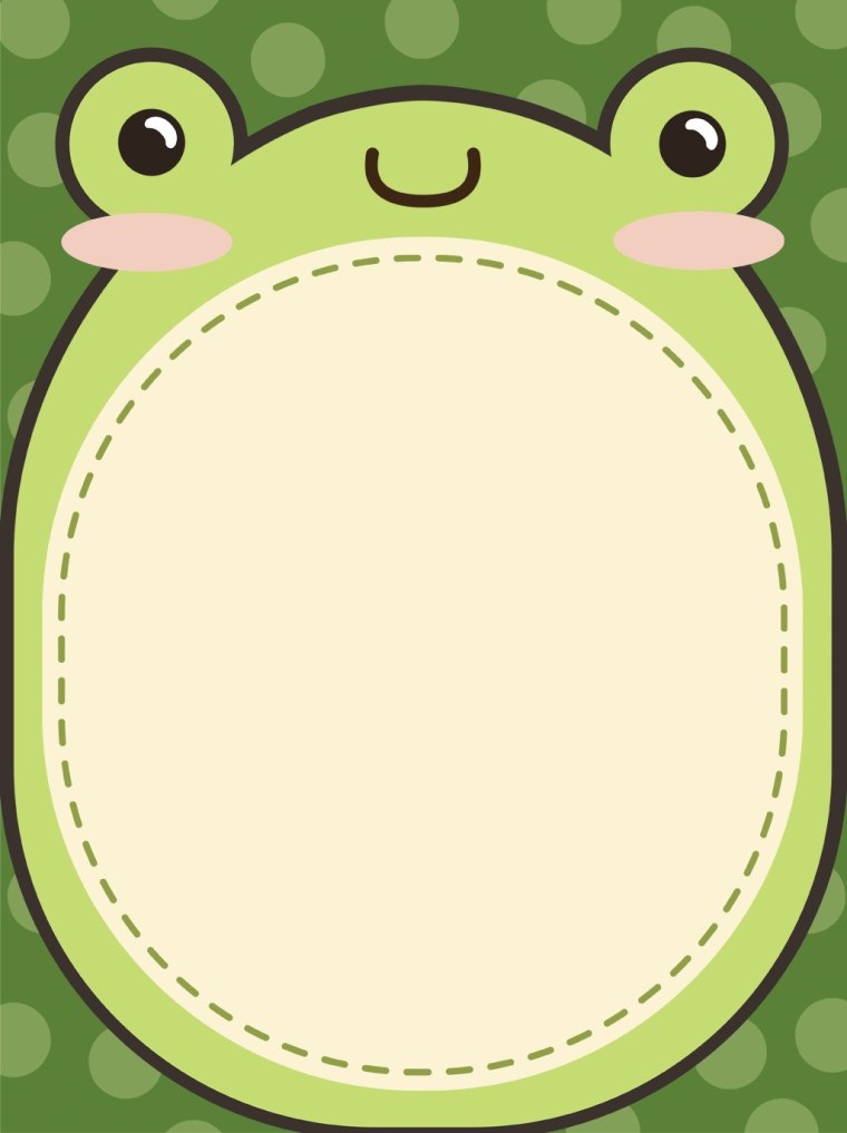 Фон с лягушками