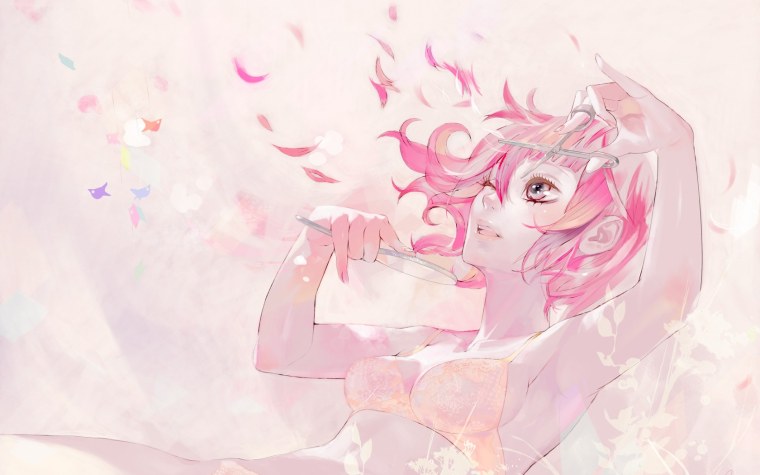 Аниме в розовых тонах