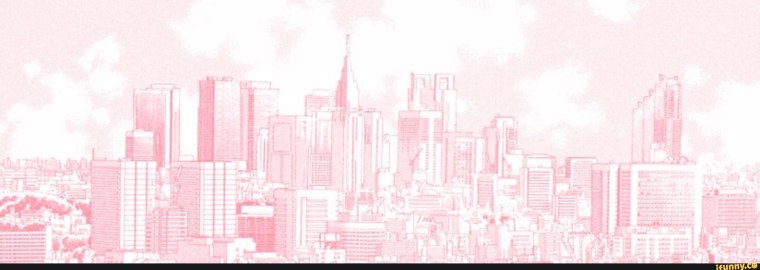 Эстетика аниме в розовых тонах