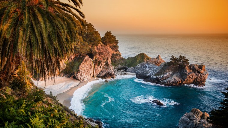 Калифорния водопад MCWAY Falls