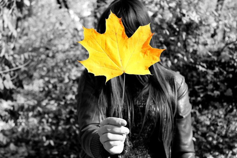 Осенний аватар для девушки