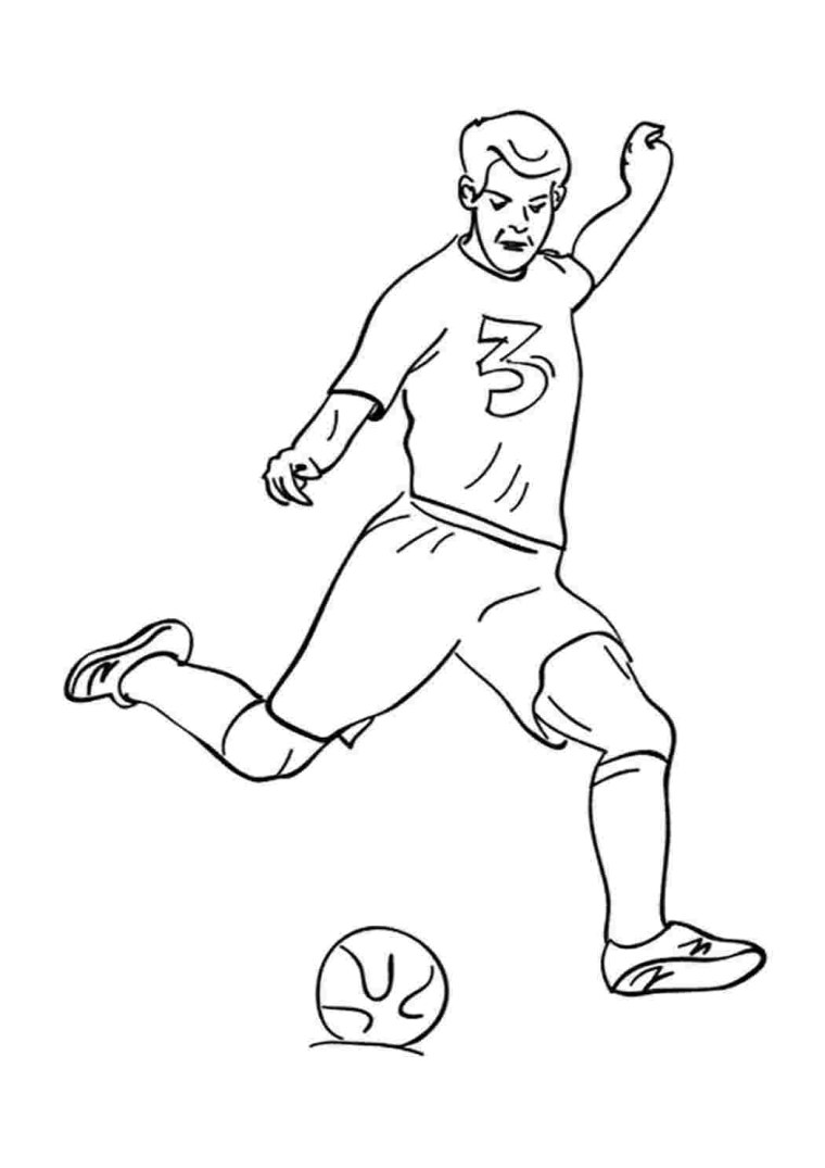 Набросок футболиста