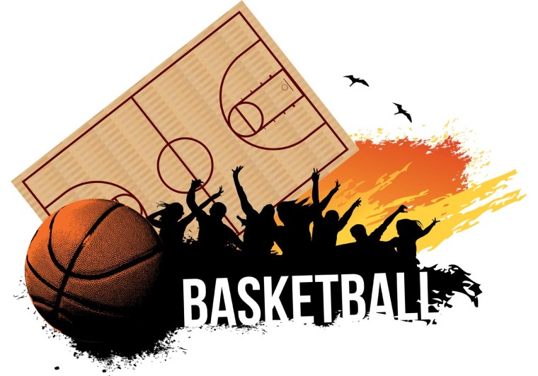 Баскетбол надпись вектор