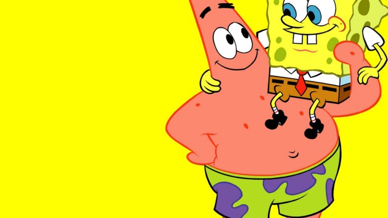 Парные обои Спанч Боб и Патрик
