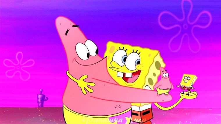 Спанч Боб с деньгами