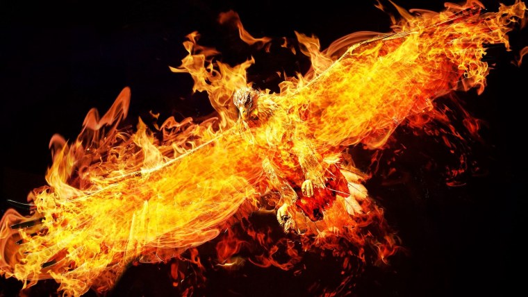 Красивый костер