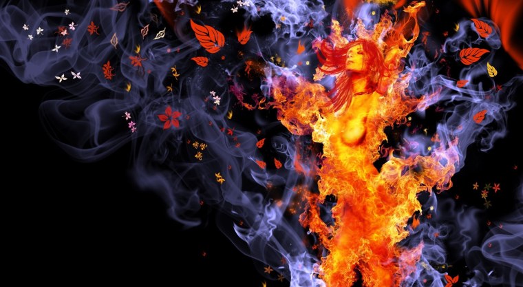 Пламя костра