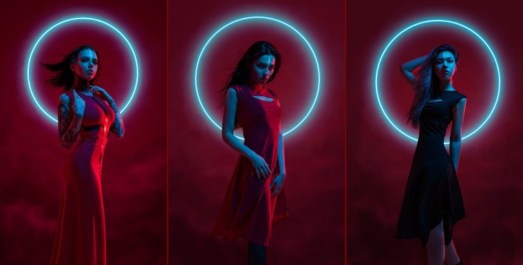 Фотосет с цветными фильтрами