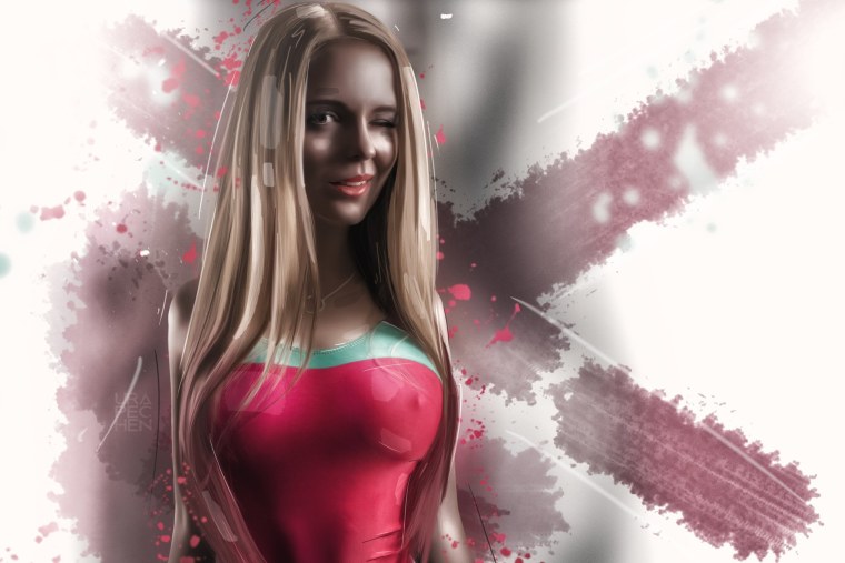 Девушка арт