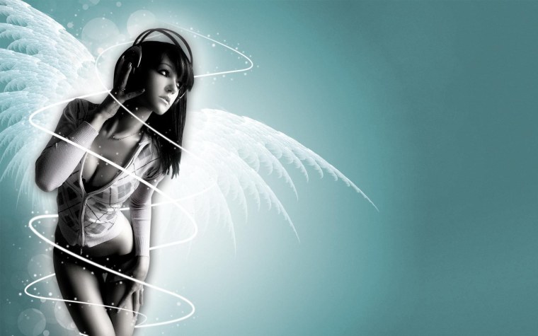 Девушка ангел обои