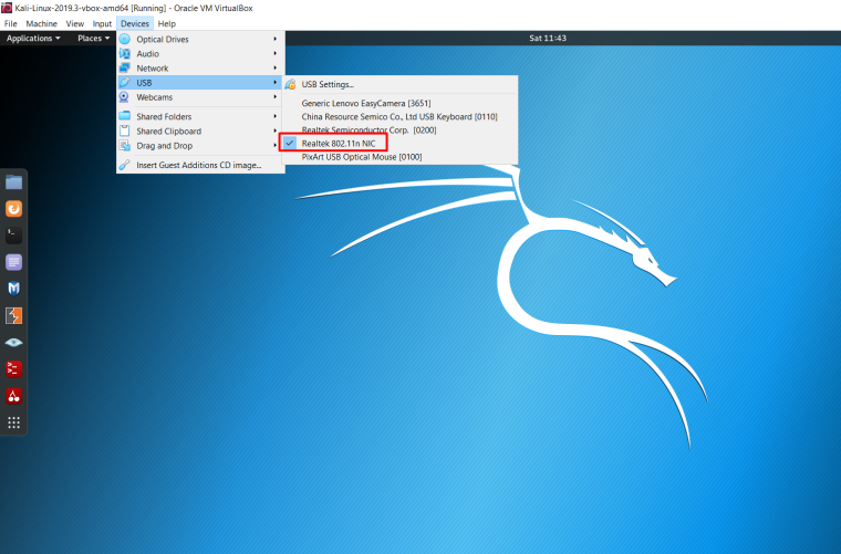 Команды kali Linux
