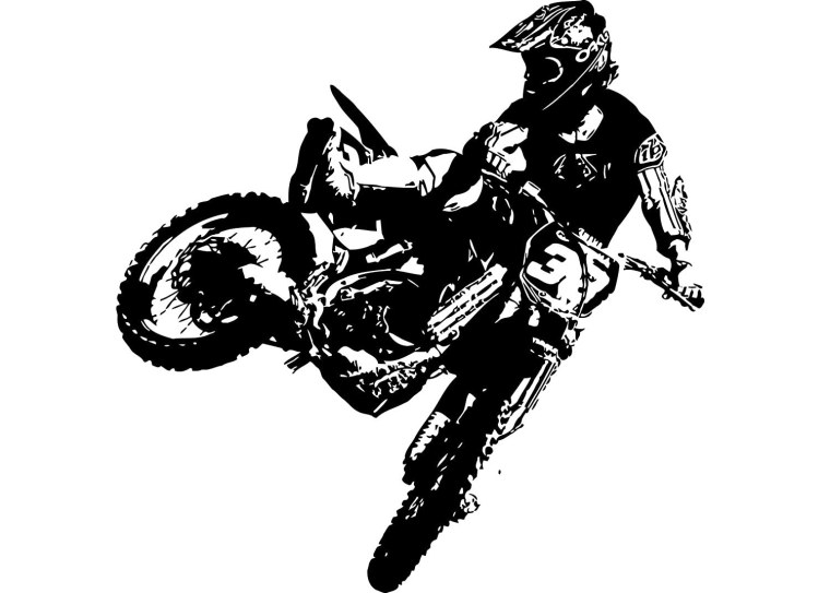 Наклейки мотокросс