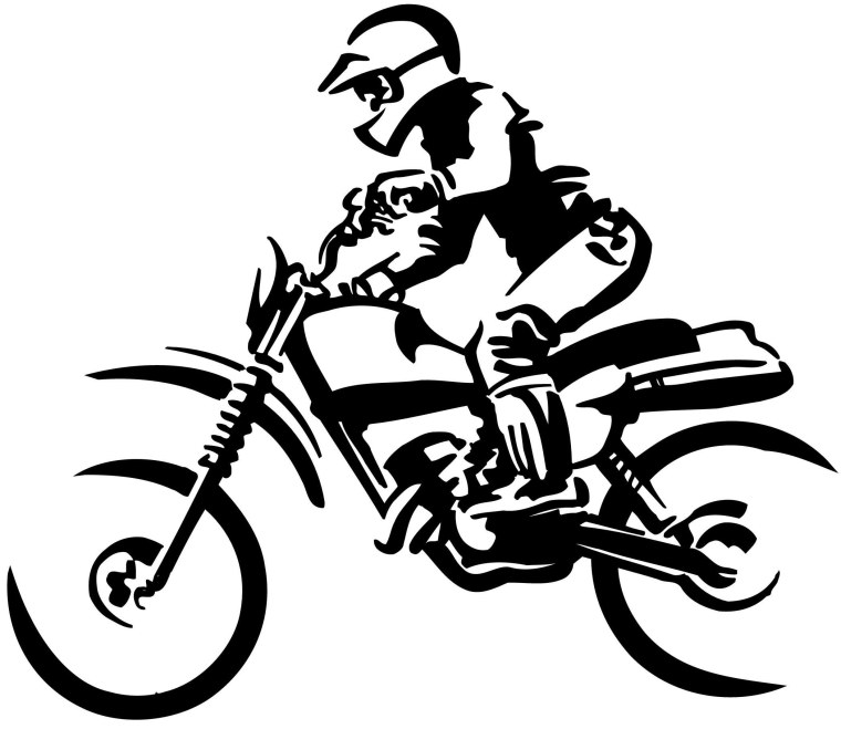 Наклейки на мотоцикл кроссовый
