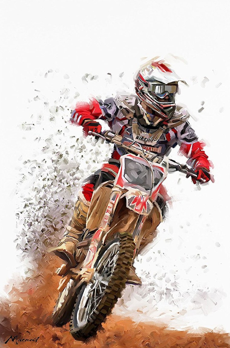 Мотокросс арт