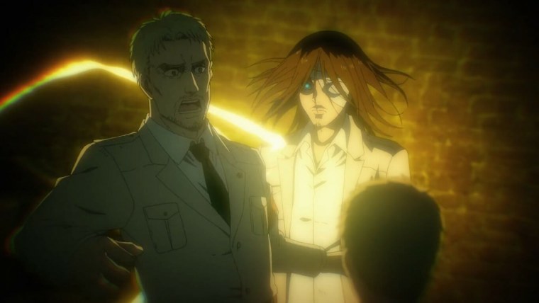 Экран Йегер атака титанов 4 сещон