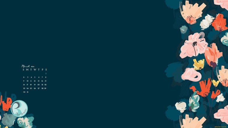 Фон для презентации с цветами Минимализм