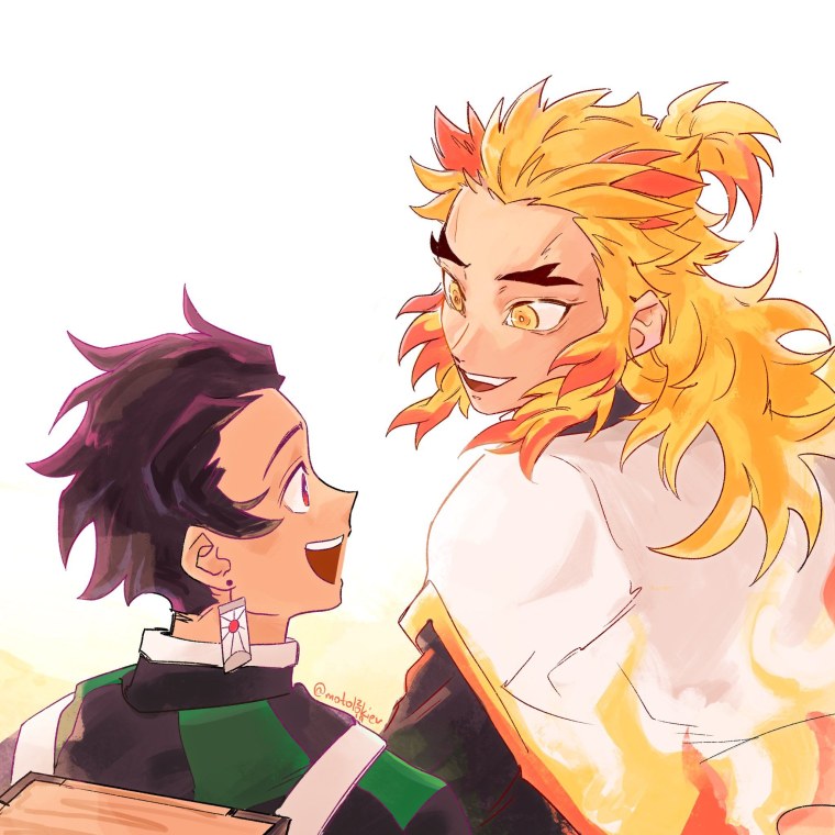 Rengoku Kyoujurou x Kamado Tanjirou Yaoi